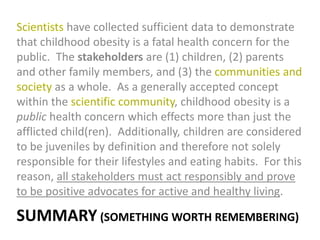Addressing the Cure [part 2]The Fast Food CorporationObesity and all that comes with eating bad food isn’t caused by a marketing campaign.While unhealthy food is cheap, fast, and easy, people control what they eat. If they eat poorly, they pay the consequences. Not the marketer.Of course food marketers certainly have a role to play in helping society keep its collective beer gut and muffin top to a minimum.Blaming marketers isn't the solution. Education is the answer.