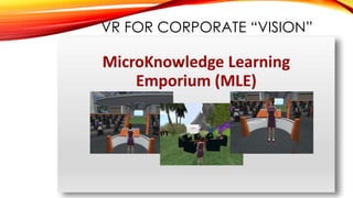 VR FOR CORPORATE “VISION”
 