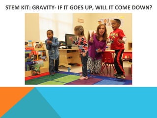 STEM	
  KIT:	
  GRAVITY-­‐	
  IF	
  IT	
  GOES	
  UP,	
  WILL	
  IT	
  COME	
  DOWN?	
  
 
