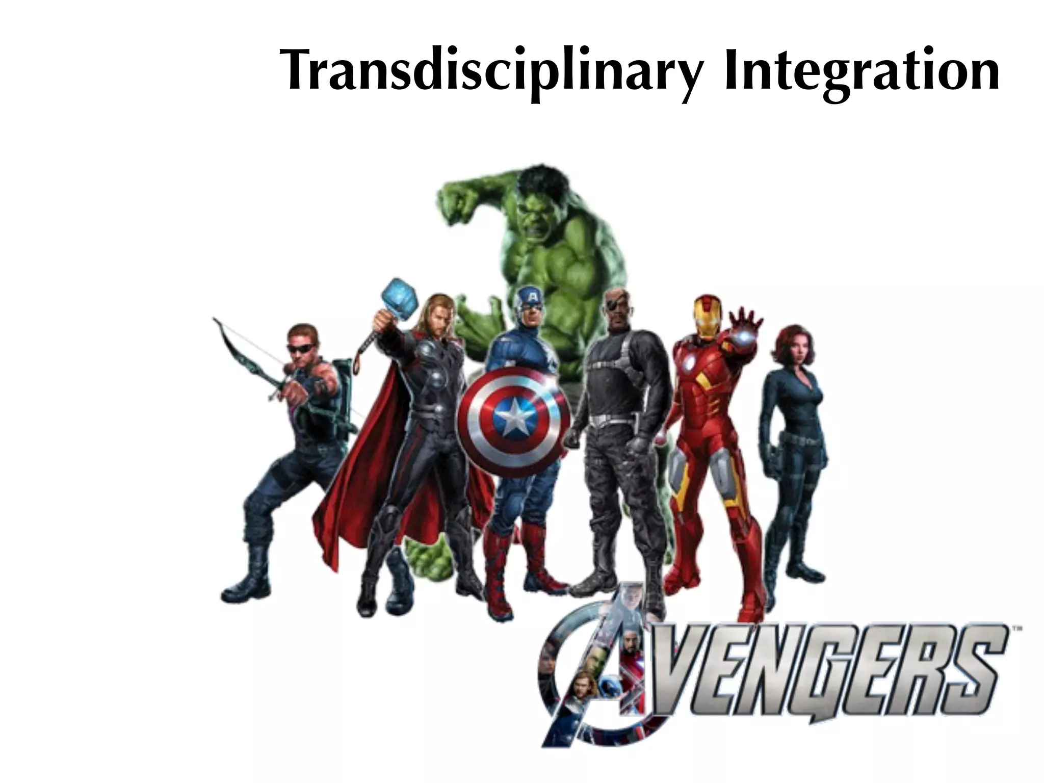 Transdisciplinary Integration
 