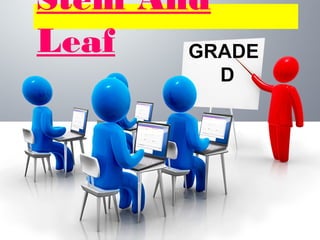 Stem And
Leaf GRADE
D
 