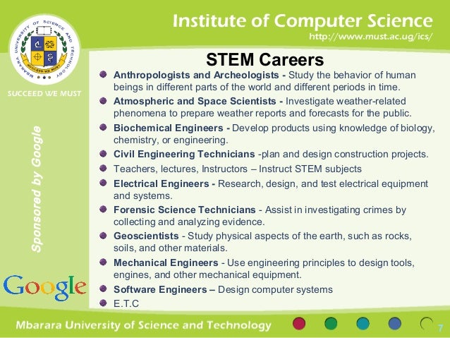 what are stem careers