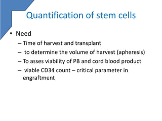Stem Count Stem cell enumeration | PPTX