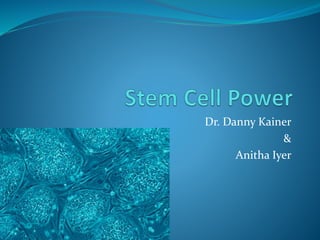 Dr. Danny Kainer
&
Anitha Iyer
 
