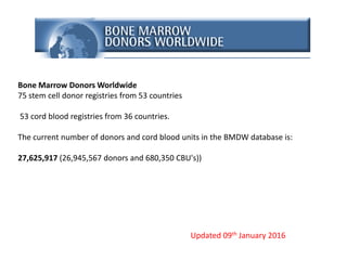 Stem cell registry | PDF