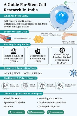 A Guide for Stem Cell Research in India. | PDF