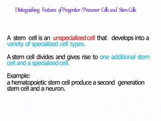 Stem cells & Regenerative Medicine | PPTX