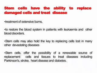 Stem cells & Regenerative Medicine | PPTX