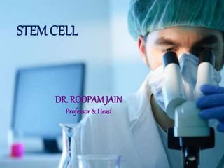 DR. ROOPAMJAIN
Professor & Head
STEM CELL
 