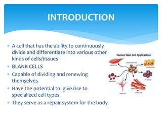 Stem Cells | PPTX