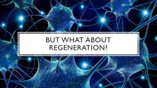 BUT WHAT ABOUT
REGENERATION?
 