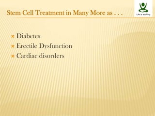Stem cells niche and therapeutic applications | PPTX