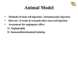 Stem cells therapy for peripheral arterial occlusive disease | PPT