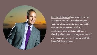 Stem Cell Therapy 9 Things You Need to Know by Dr. David Greene of R3 ...