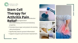 Stem Cell Therapy for Joint Pain Relief. | PPTX