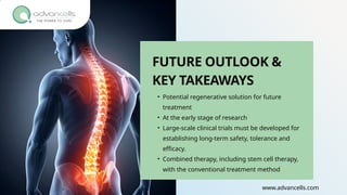 Stem Cell Therapy for Spinal Cord Injury in India | PPTX