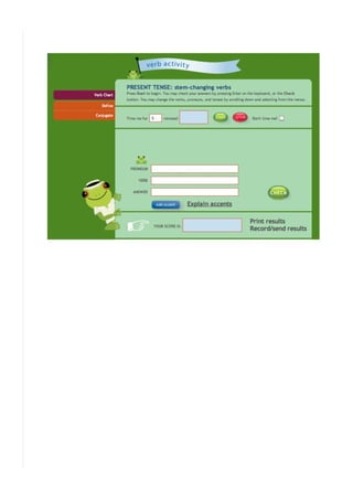 Stem changing verbs final