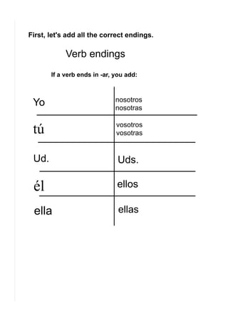 Stem changing verbs final