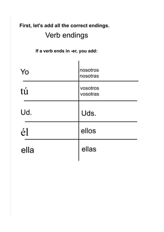 Stem changing verbs final