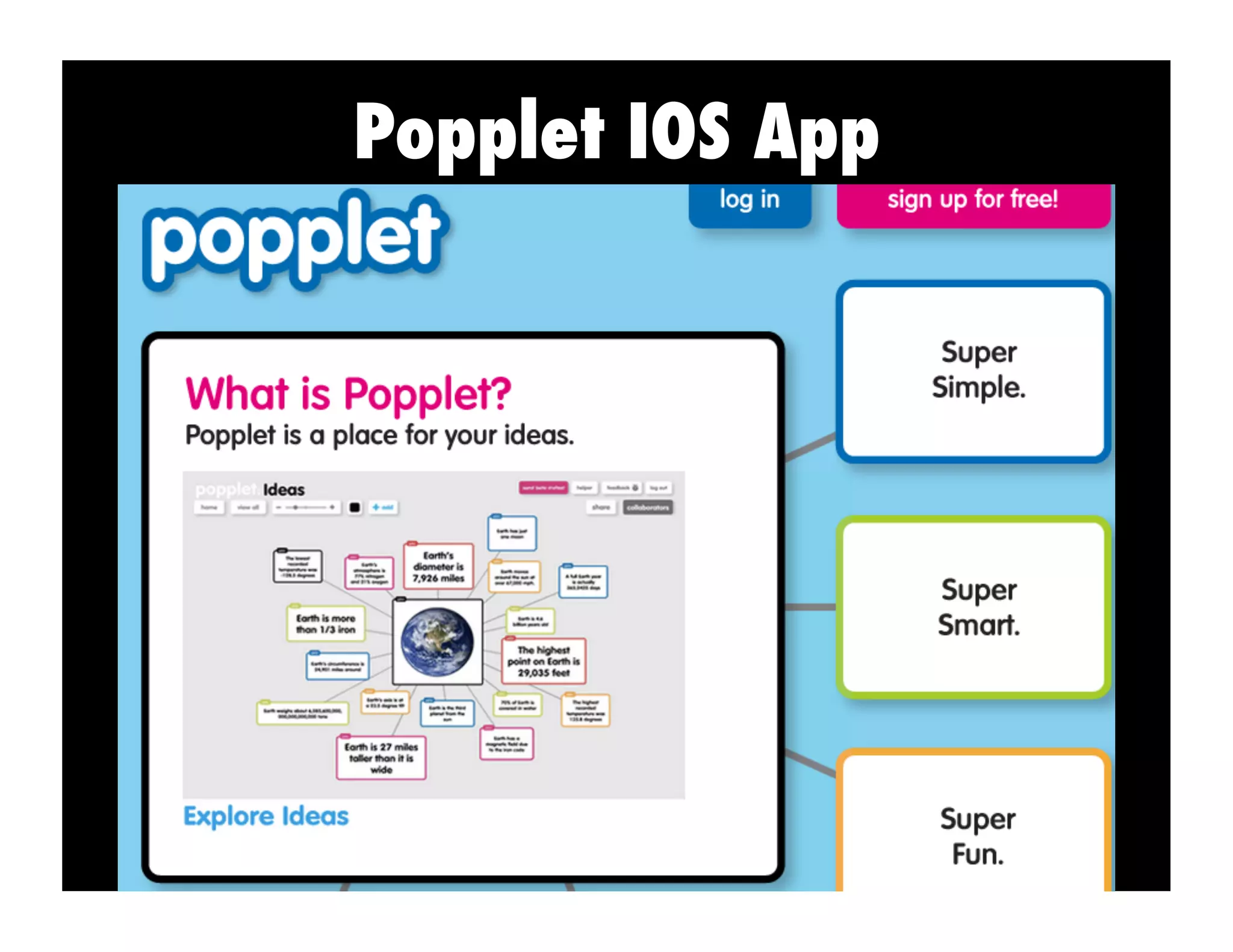 Popplet IOS App
 