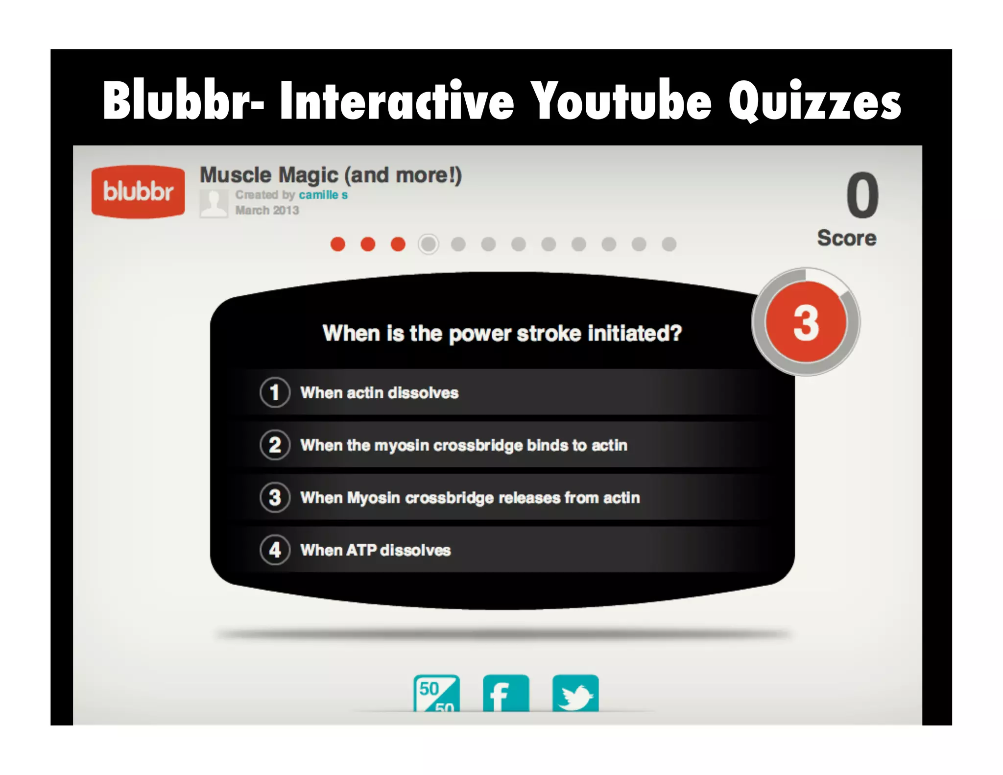 Blubbr- Interactive Youtube Quizzes
 