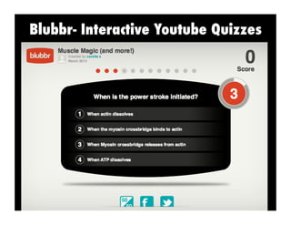 Blubbr- Interactive Youtube Quizzes
 