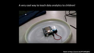 A very cool way to teach data analytics to children!
Watch at https://youtu.be/IPTU4fOq8hU
 