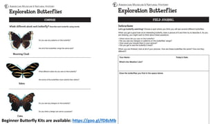 Beginner Butterfly Kits are available: https://goo.gl/fD8zMb
 