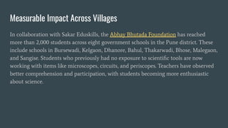 STEM Education in Rural Maharashtra by Abhay Bhutada Foundation | PDF