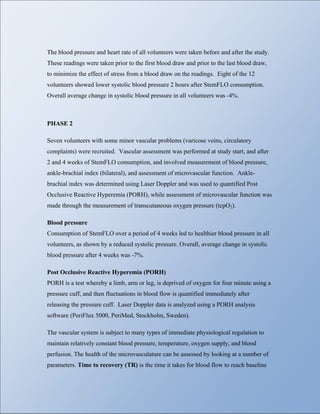 Stemflo Stem flo summary | PDF