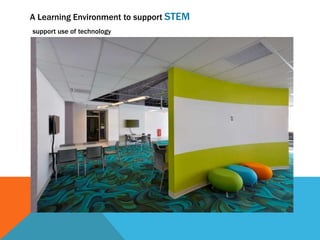 A Learning Environment to support STEM
support use of technology
 