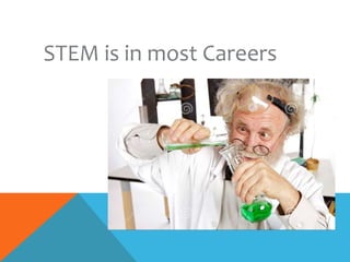 STEM is in most Careers
 