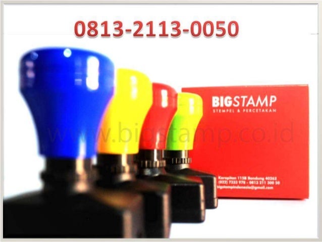 BigStamp 087823072005 Bikin Stempel Cepat Di Bandung