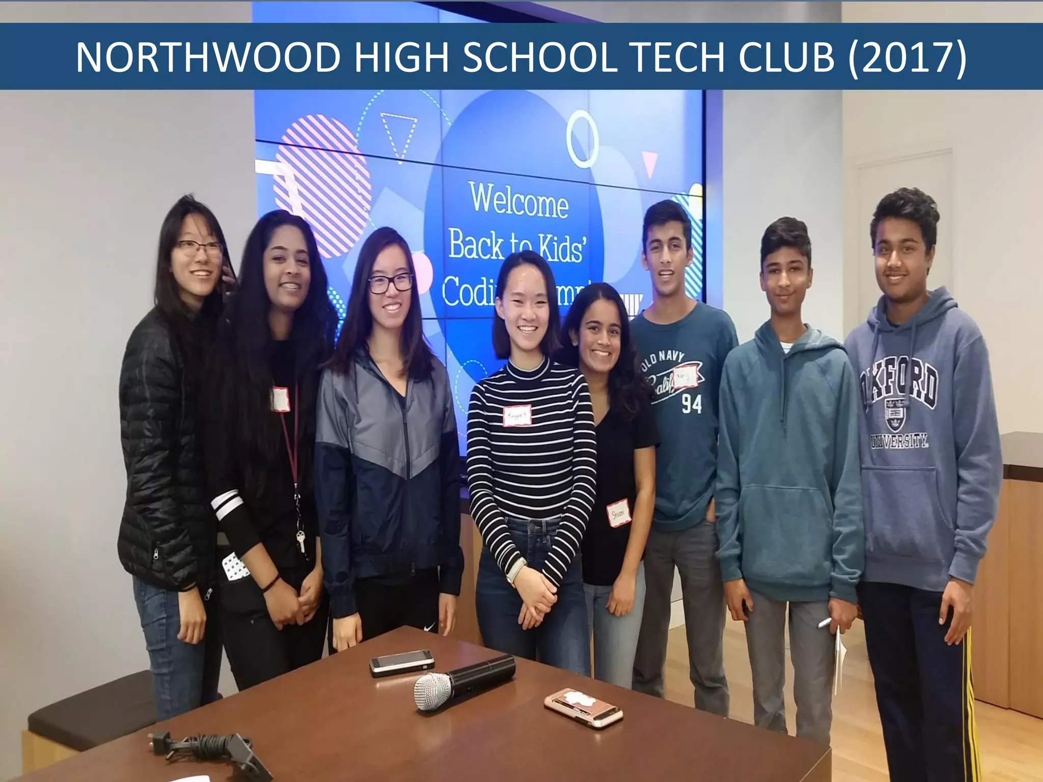 NORTHWOOD HIGH SCHOOL TECH CLUB (2017)
 