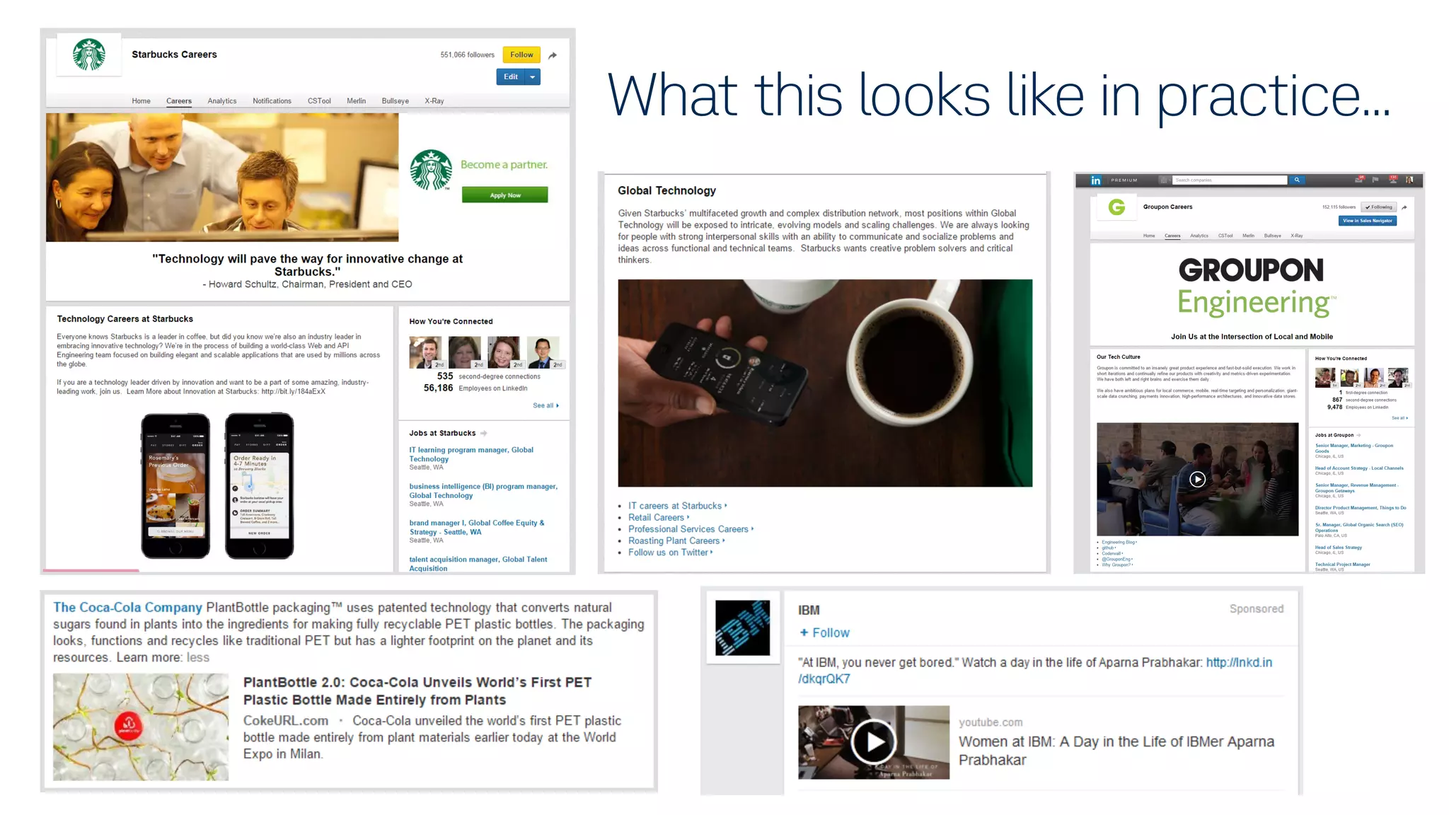What this looks like in practice…
 