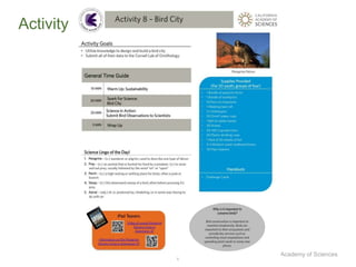 California Academy of Sciences
Activity
 