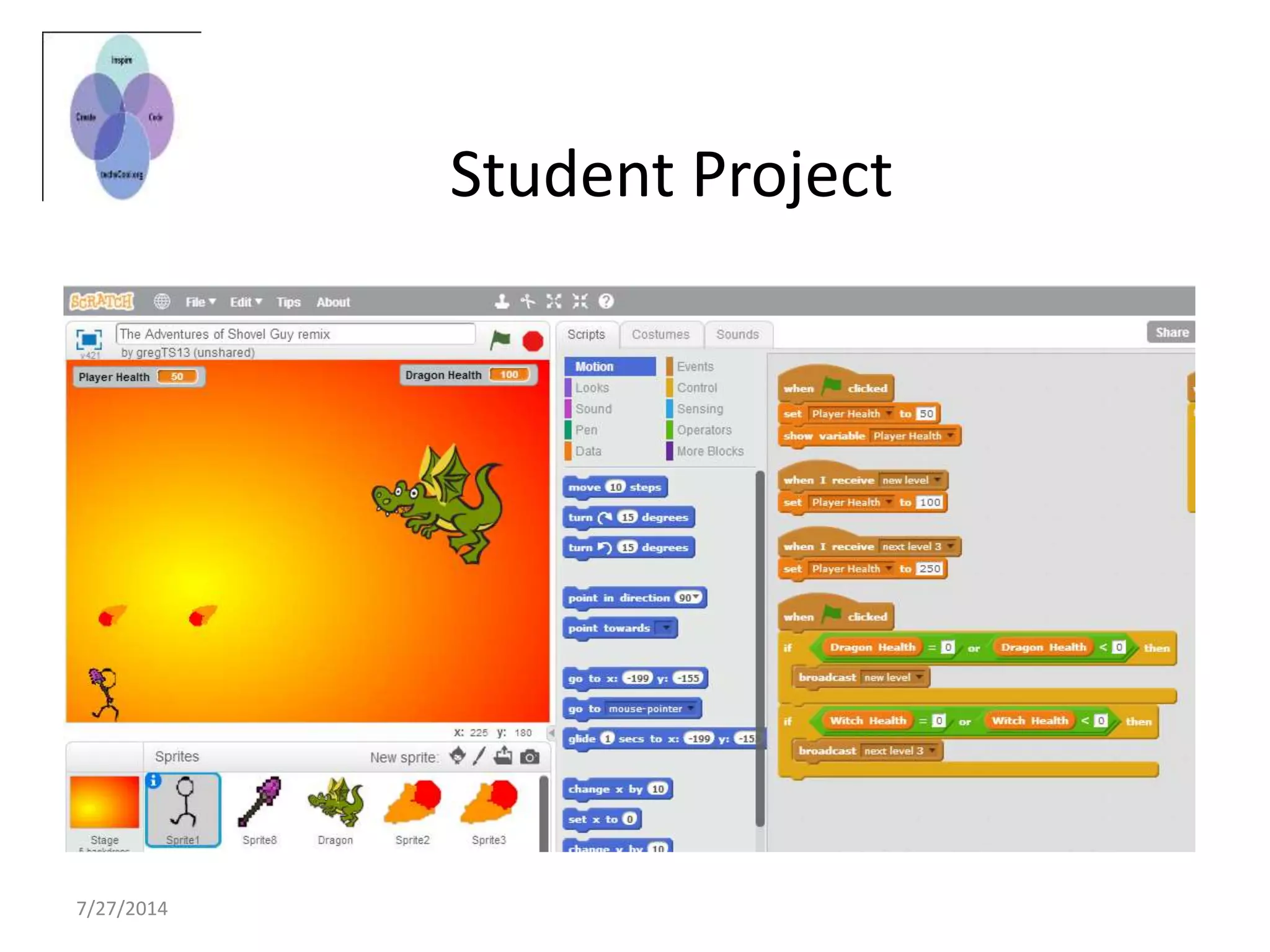 Student Project
7/27/2014
 