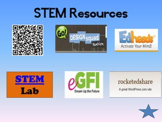 STEM Resources




STEM
 Lab
 