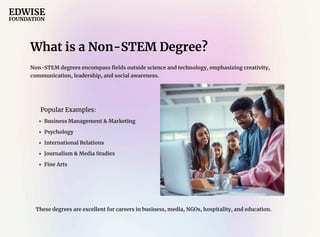 STEM vs. Non-STEM: Study in USA Guide.... | PDF