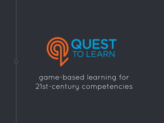 game-based learning for
21st-century competencies
 