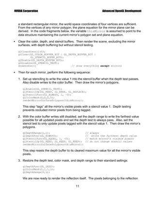 Improving Shadows and Reflections via the Stencil Buffer | PDF
