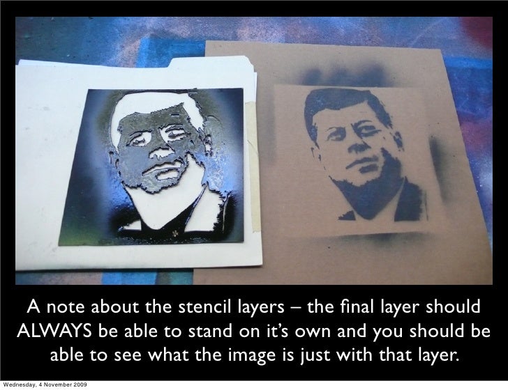 Stencil Art: Multi-Layer Stencils