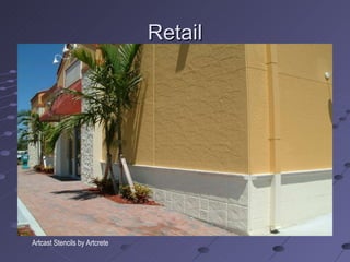 Retail Artcast Stencils by Artcrete 