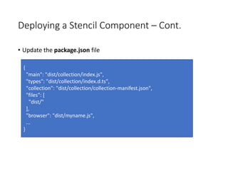 Demo
Consuming a Stencil component from Angular
 