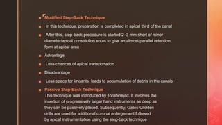 Step-back technique of root canal preparation.pptx