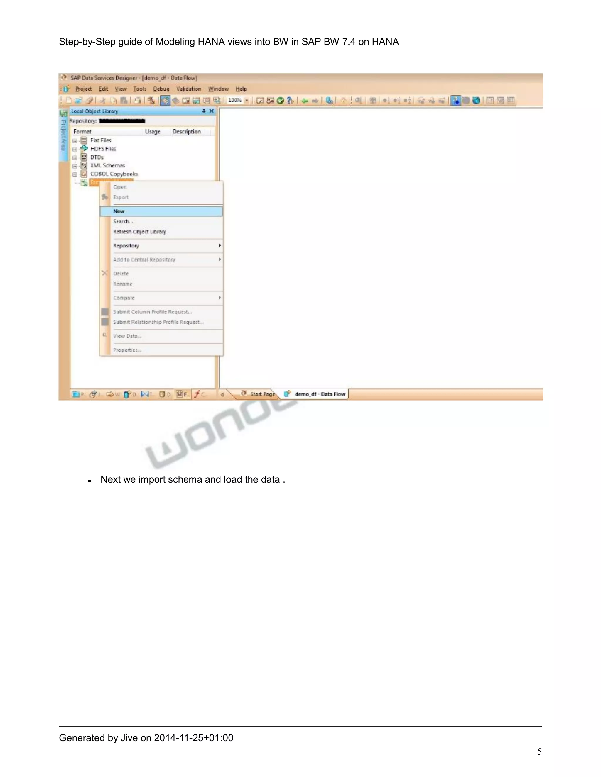 Step by-step-guide-of-modeling-hana-views-into-bw-in-sap-bw-7-4-on-hana ...