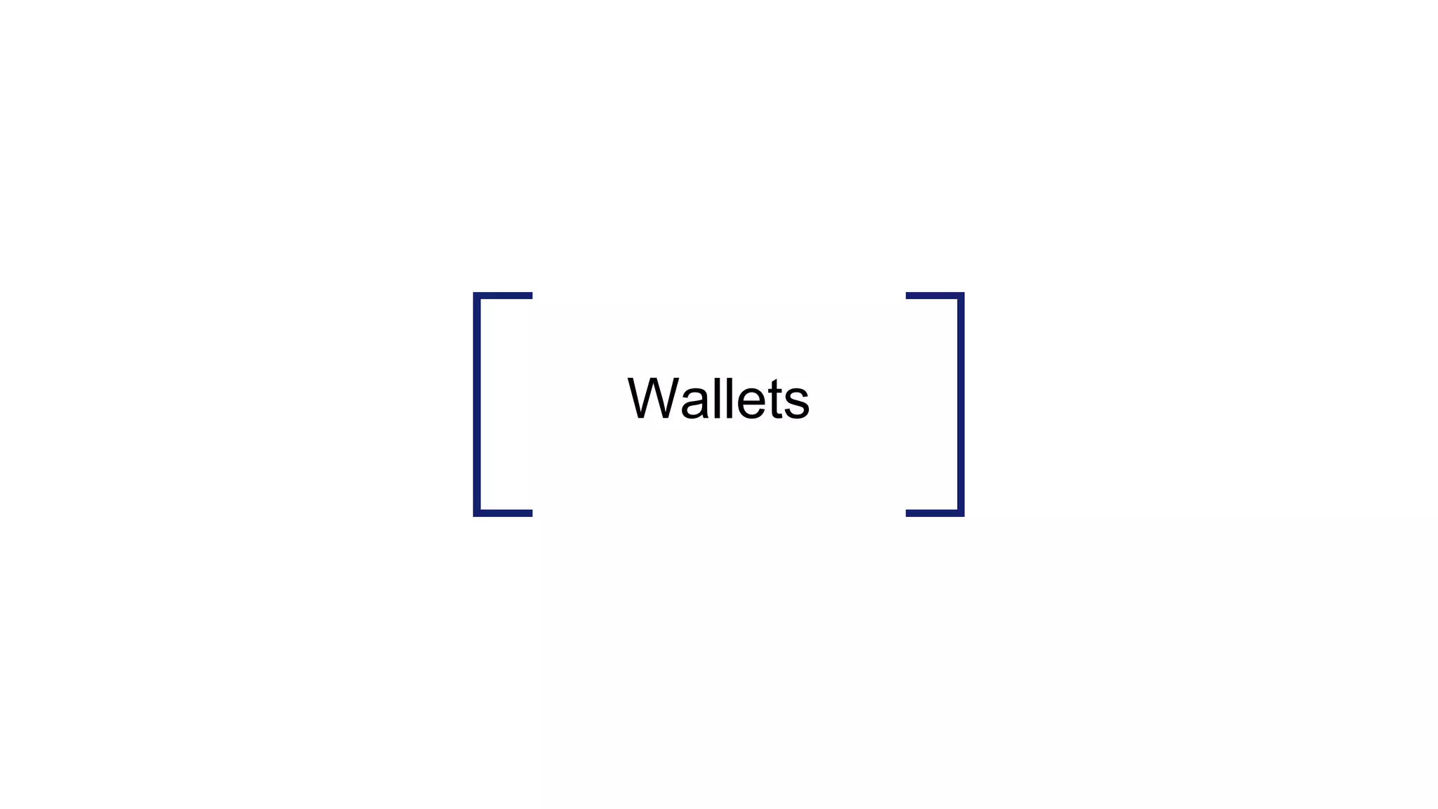 Wallets
 