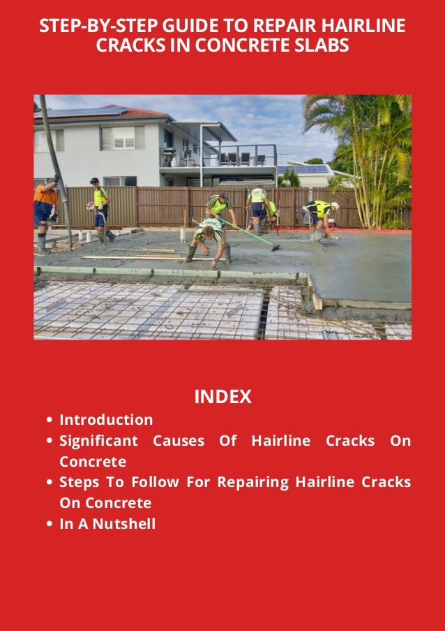 StepByStep Guide To Repair Hairline Cracks In Concrete Slabs.pdf