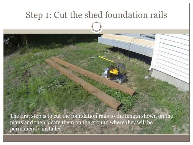 1. How to build a shed foundation 1. How to build a shed foundation