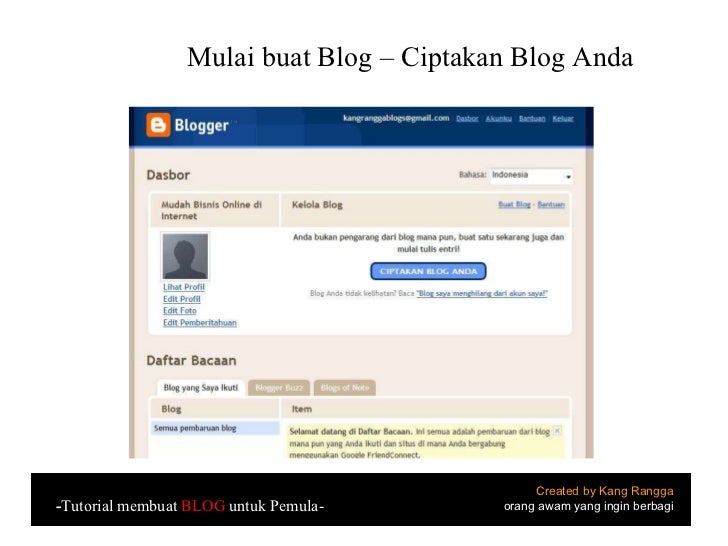Video Tutorial Membuat Blog | step1 tutorial membuat blog untuk pemula Video Tutorial Membuat Blog | step1 tutorial membuat blog untuk pemula